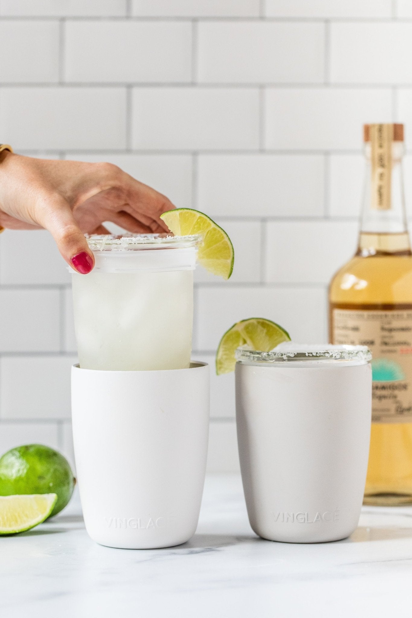 Everyday Glass in White - themonogram manor 