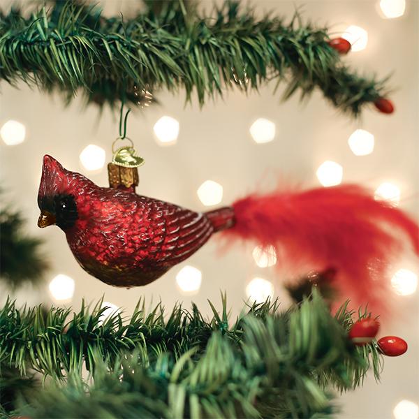 Vintage Cardinal Ornament - themonogram manor 