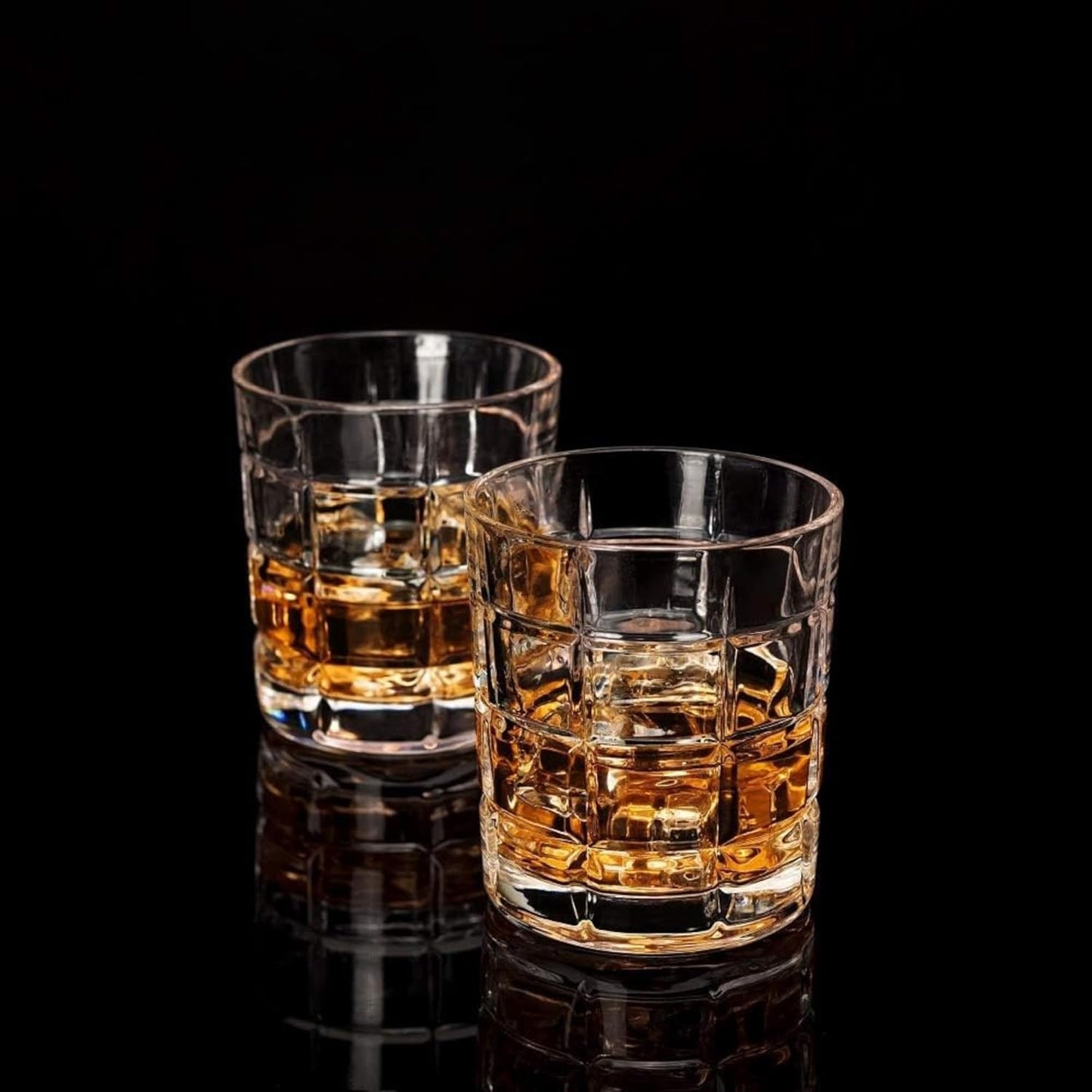 Whiskey Glasses 10oz Premium Scotch Glasses Set of 2 Old Fashioned Whiskey - themonogram manor 