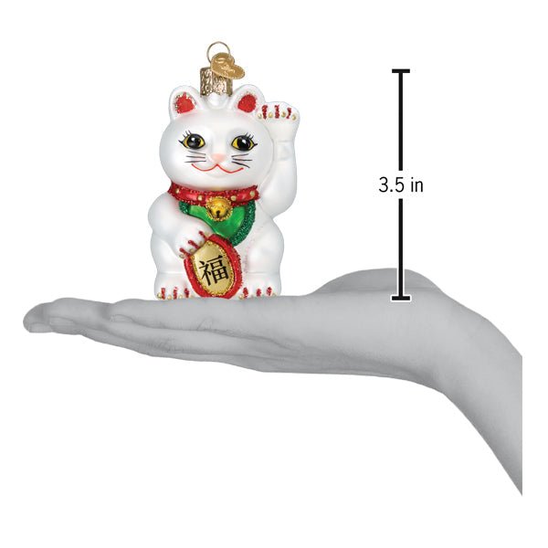 Lucky Cat Ornament - #themonogram manor #