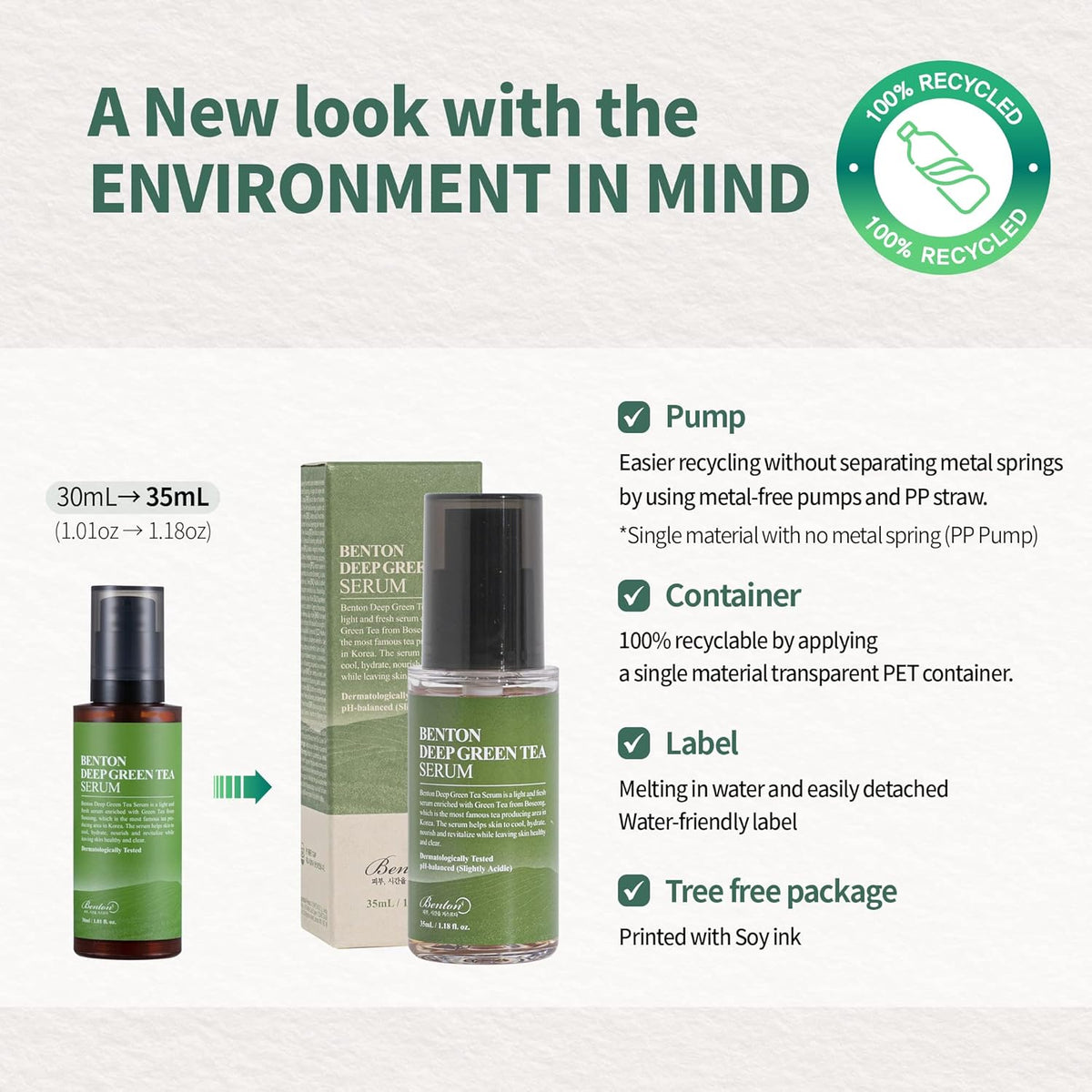 Deep Green Tea Serum 30Ml (1.01 Fl.Oz.)_New - Nourishing & Hydrating Facial Serum for Oily and Sensitive Skin, Skin Soothing - themonogram manor 