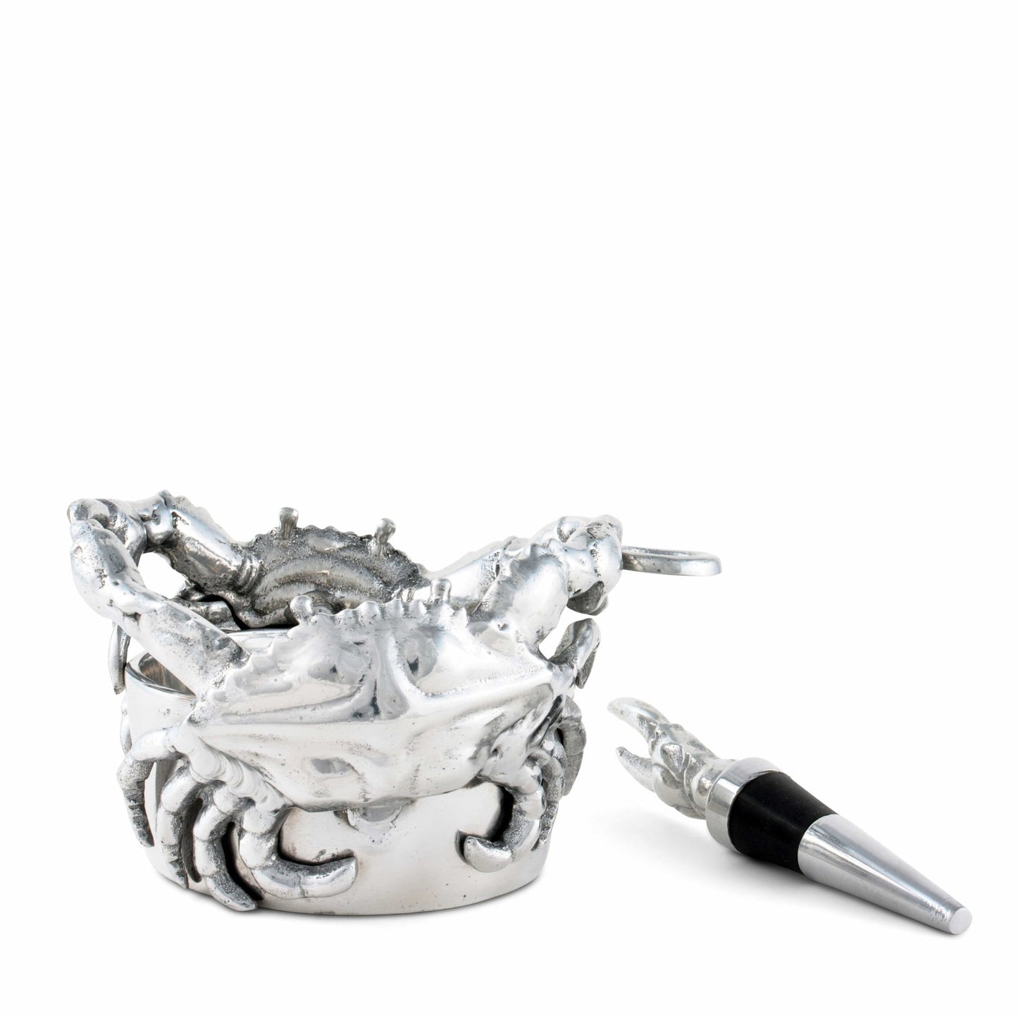 Crab Wine Caddy and Stopper Set - themonogram manor 