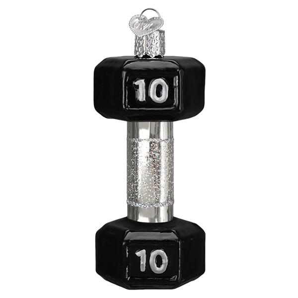 Dumbbell Ornament - themonogram manor 