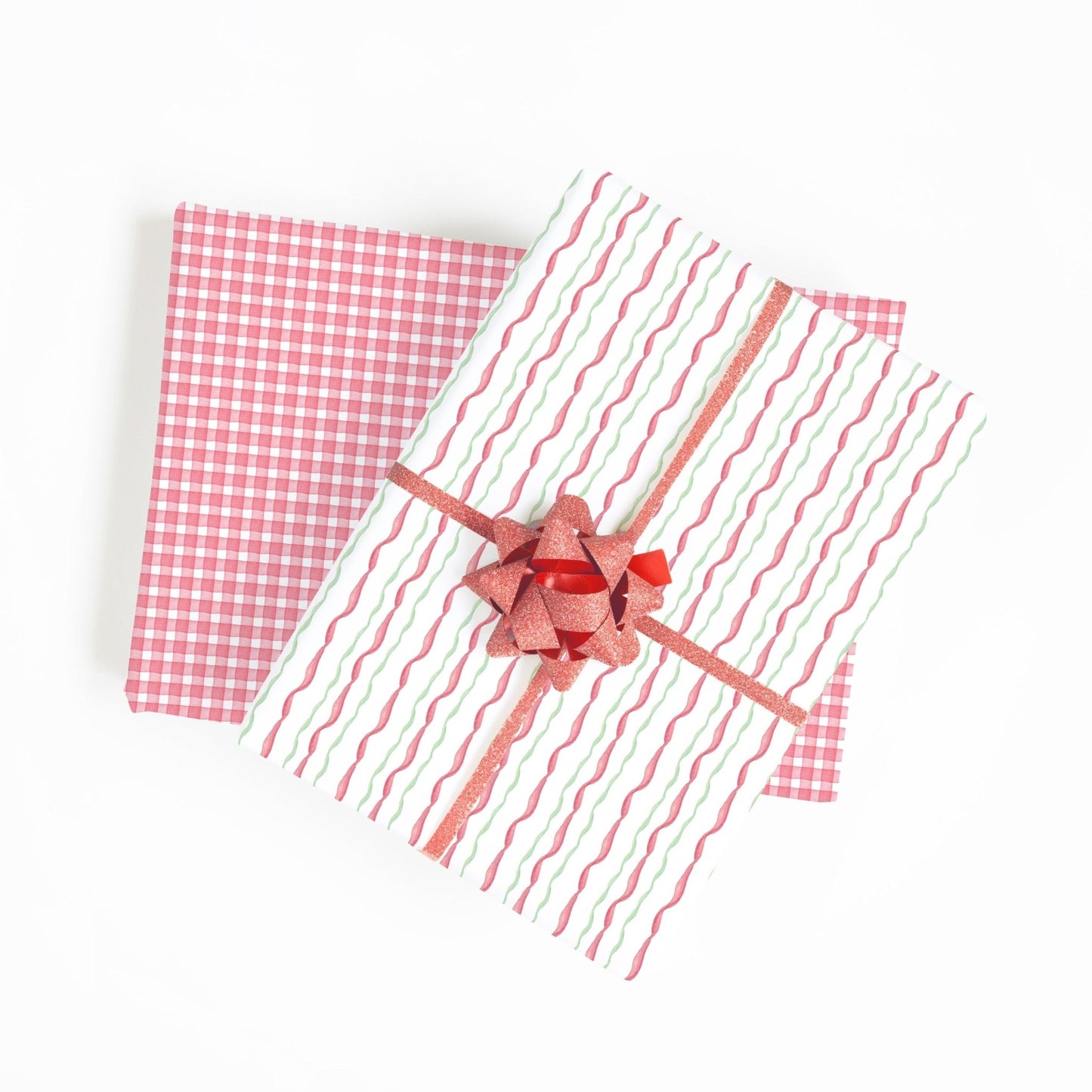 christmas ribbon wrapping paper - themonogram manor 