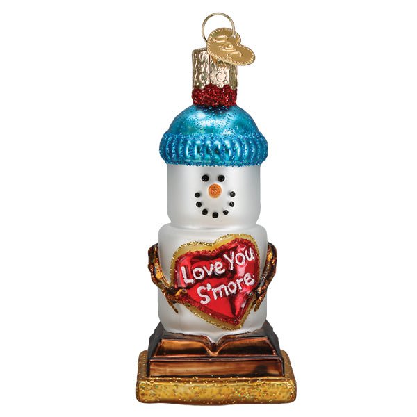 Love You S'more Snowman Ornament - themonogram manor 