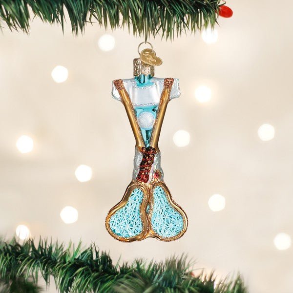 Lacrosse Set Ornament - #themonogram manor #