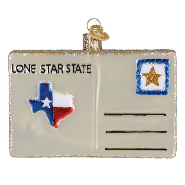 Texas Postcard Ornament - #themonogram manor #