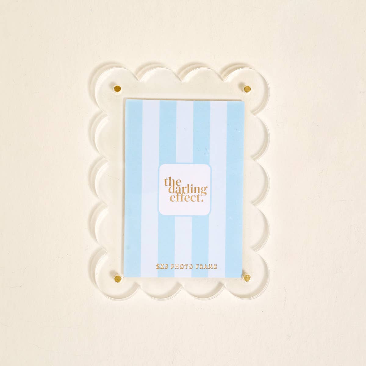 Mini Acrylic Picture Frame Magnet–Clear - Set of 3 - themonogram manor 