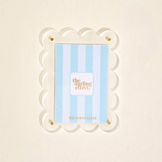 Mini Acrylic Picture Frame Magnet–Clear - Set of 3 - themonogram manor 