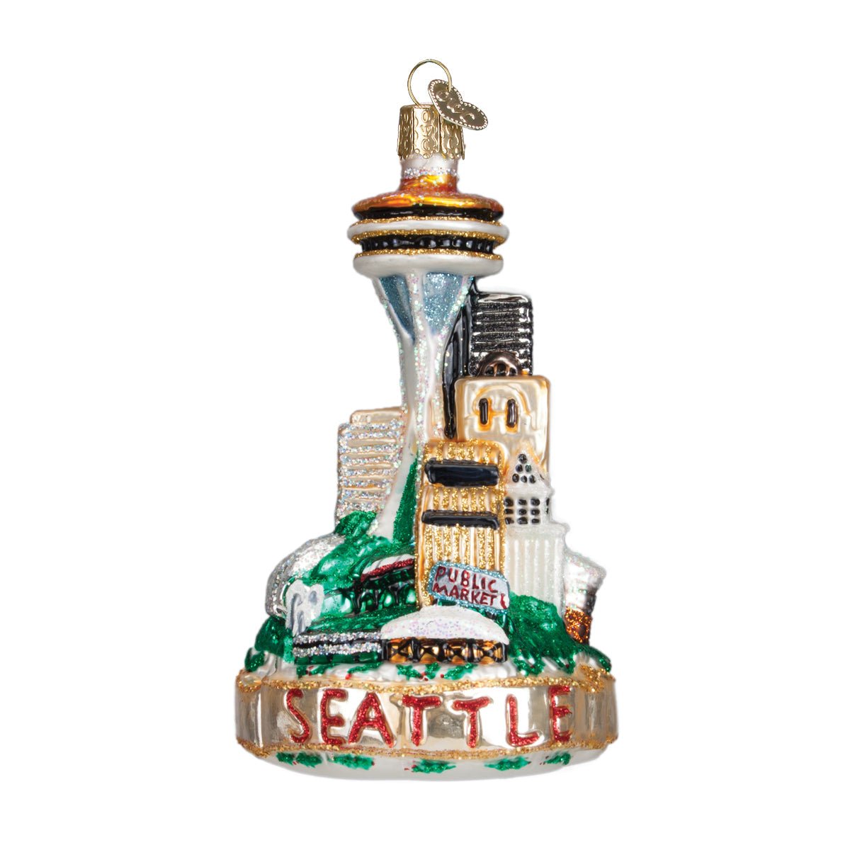 Seattle Skyline Ornament - themonogram manor 