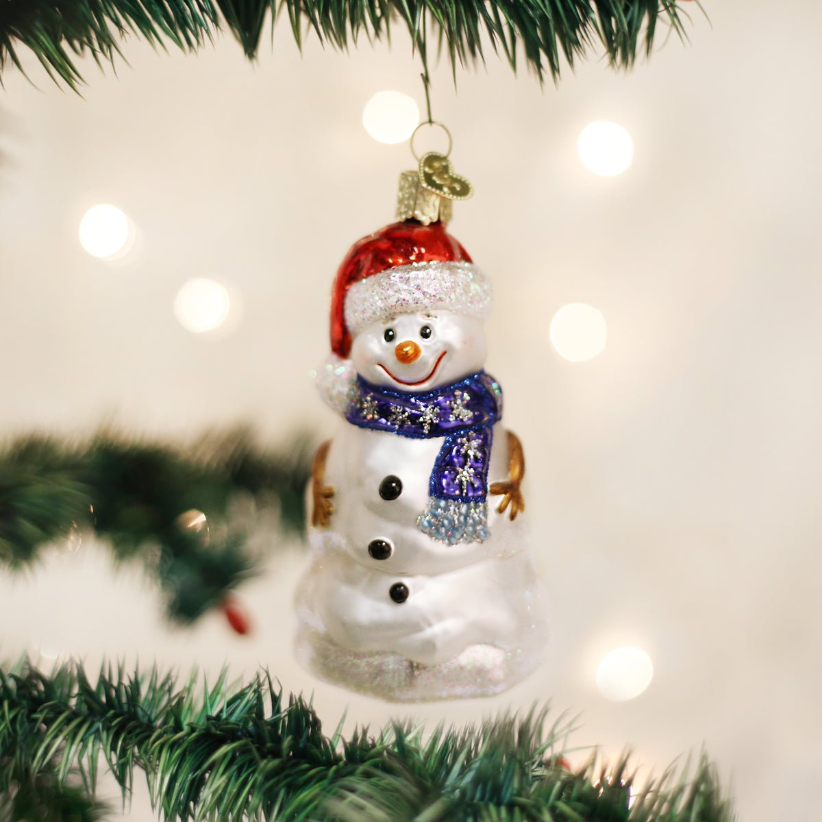 Happy Snowman Ornament - themonogram manor 