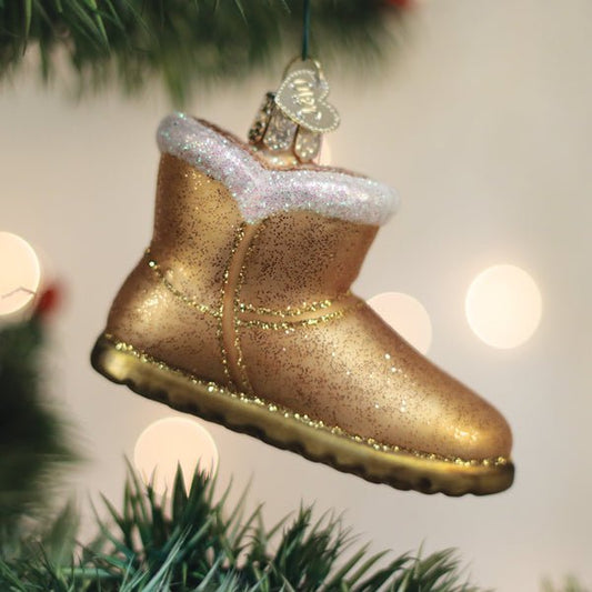 Sheepskin Boot Ornament - themonogram manor 
