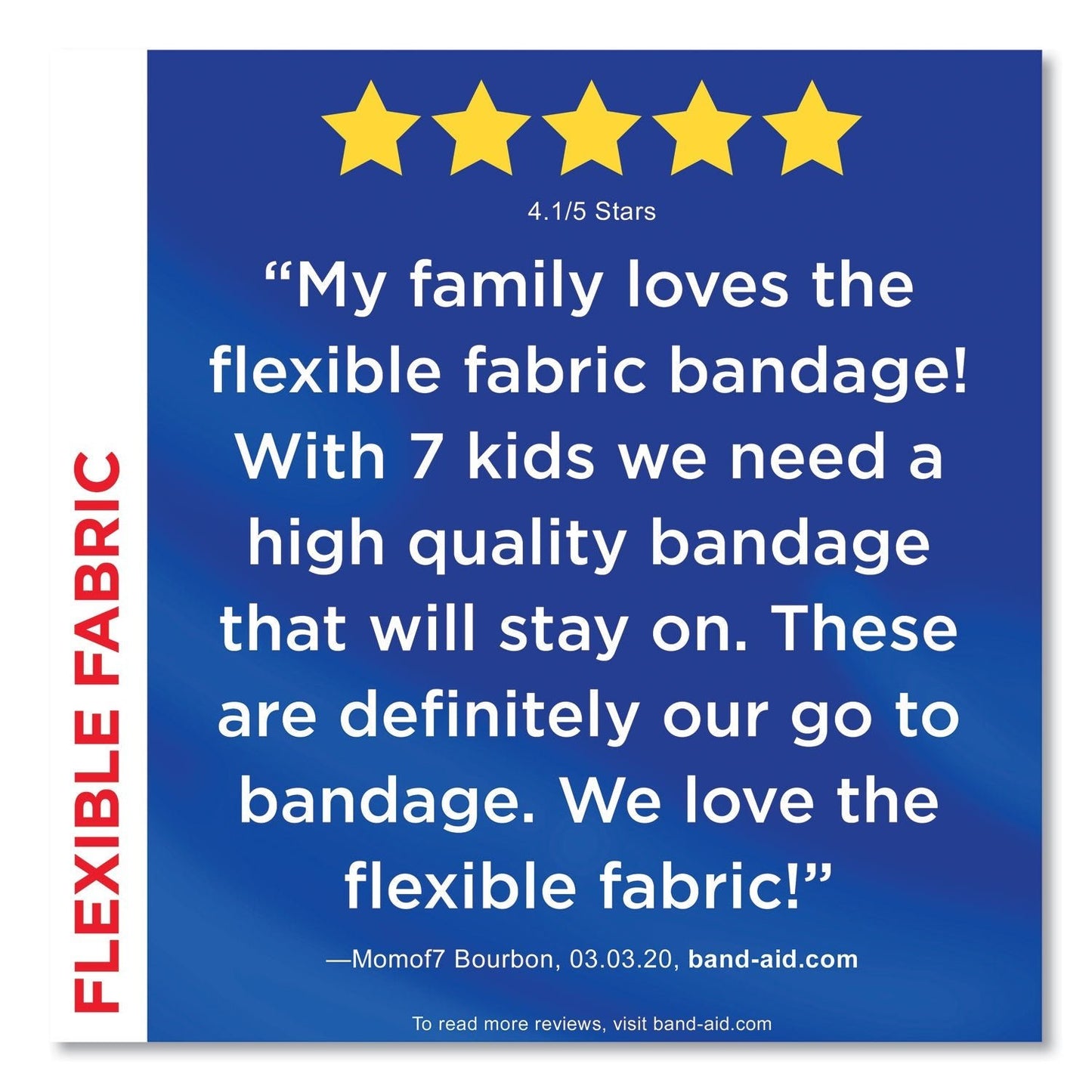 BAND - AID Flexible Fabric Adhesive Bandages, 1 x 3, 100/Box - themonogram manor 