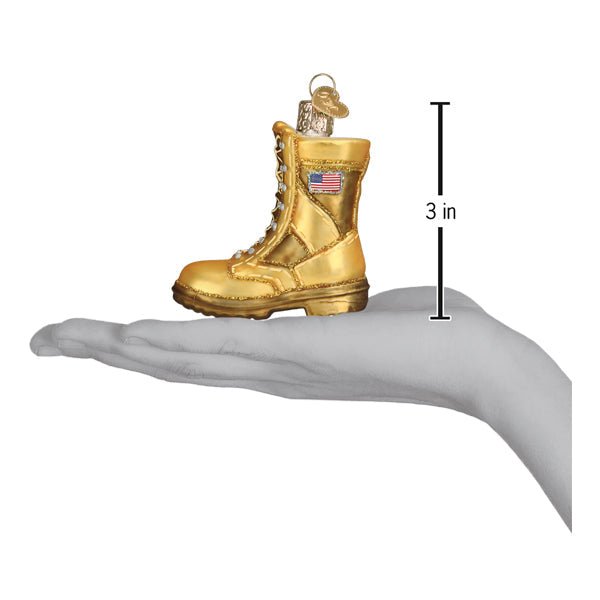 Military Boot Ornament - #themonogram manor #