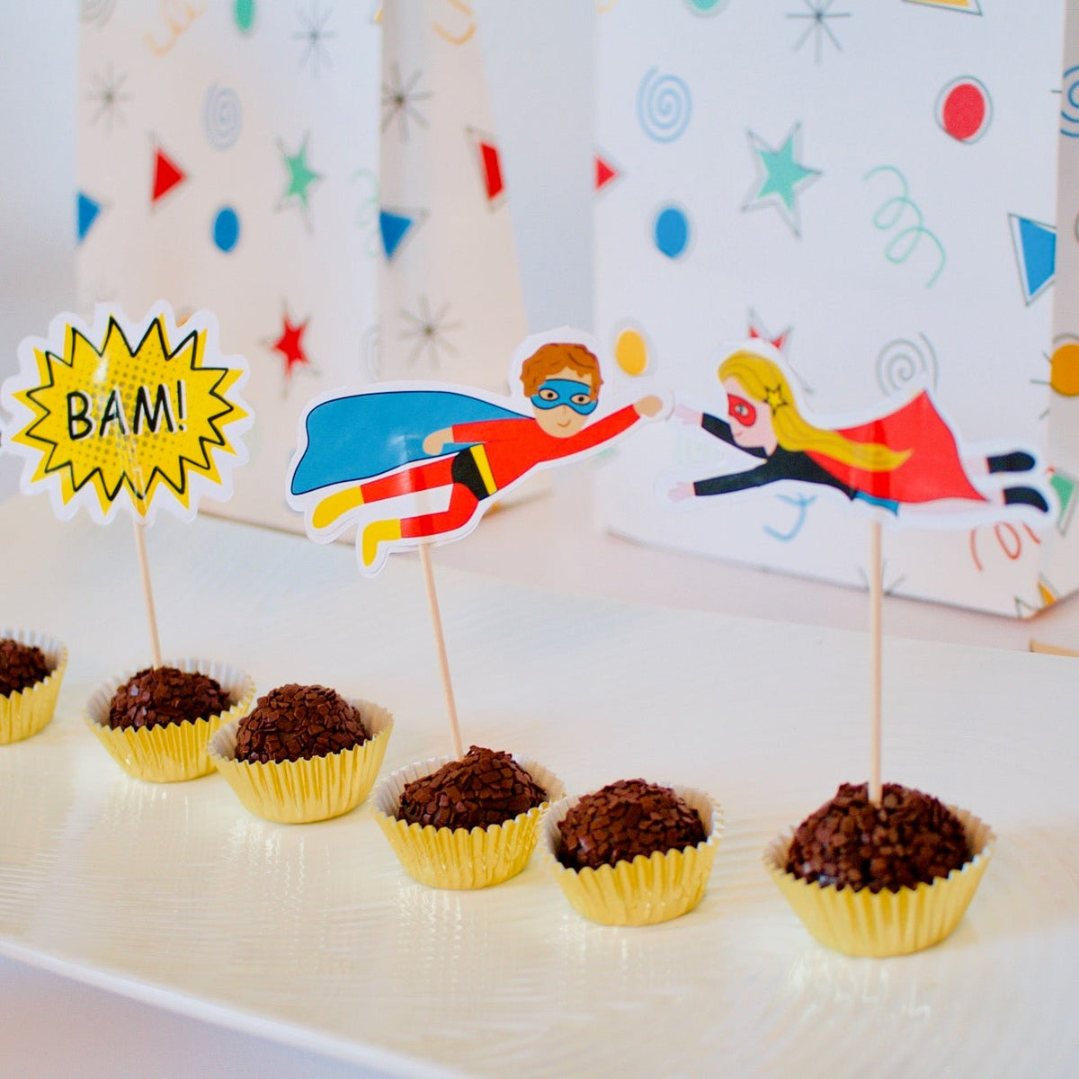 Superheroes Toppers (Set of 12) - themonogram manor 