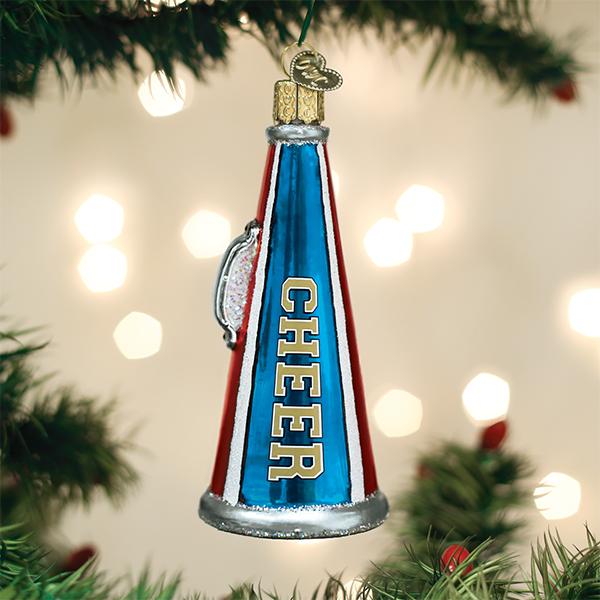 Cheer Megaphone Ornament - #themonogram manor #
