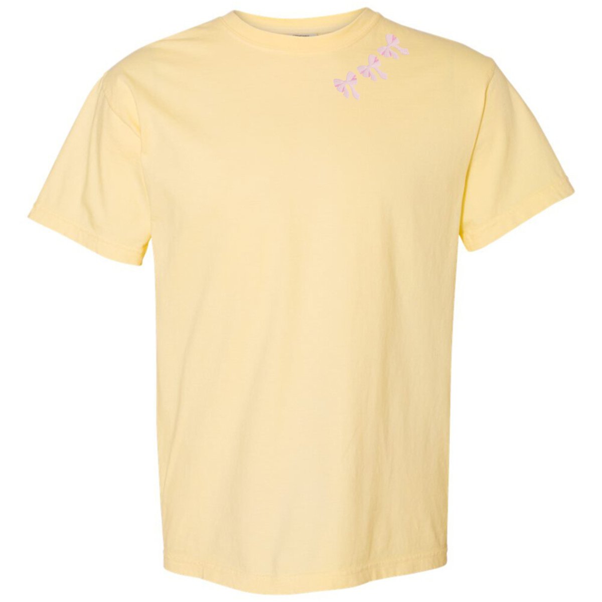 Embroidered 'Bow Collar' T-Shirt - themonogram manor 