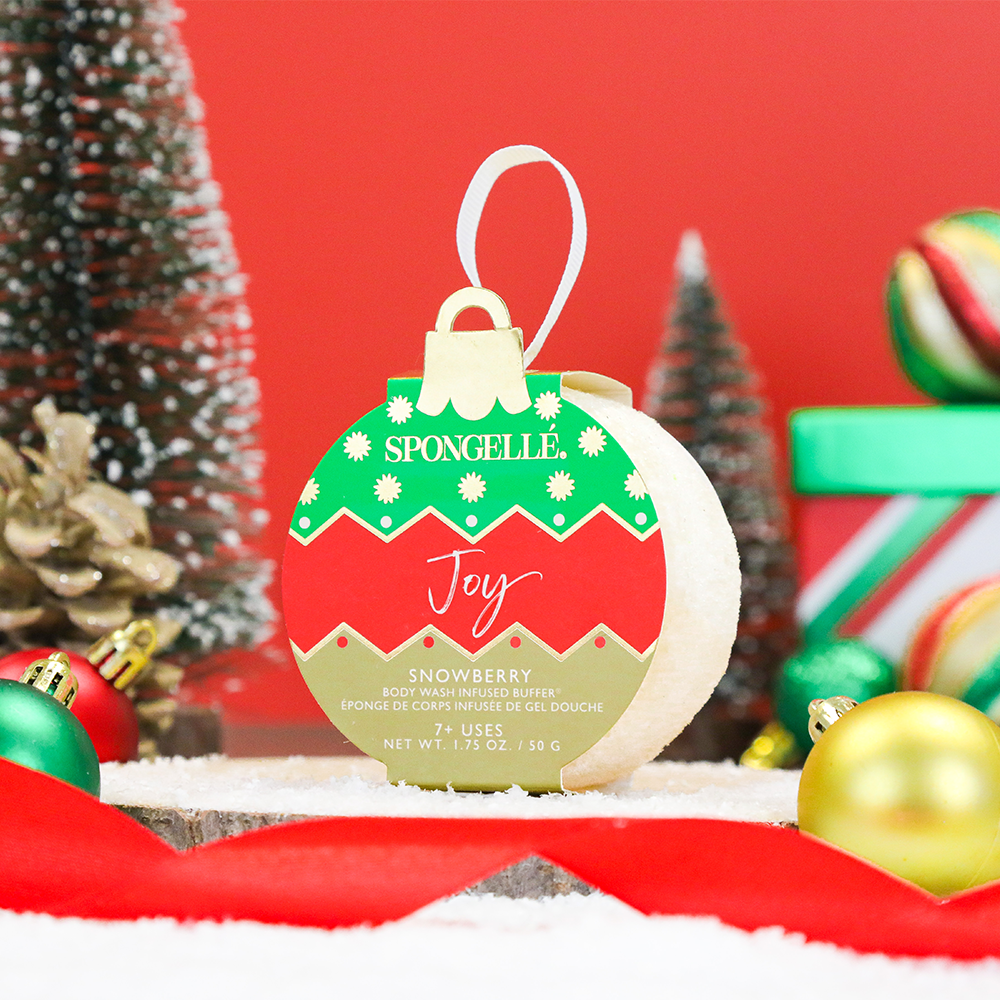 Joy - Snowberry | Holiday Ornament - themonogram manor 