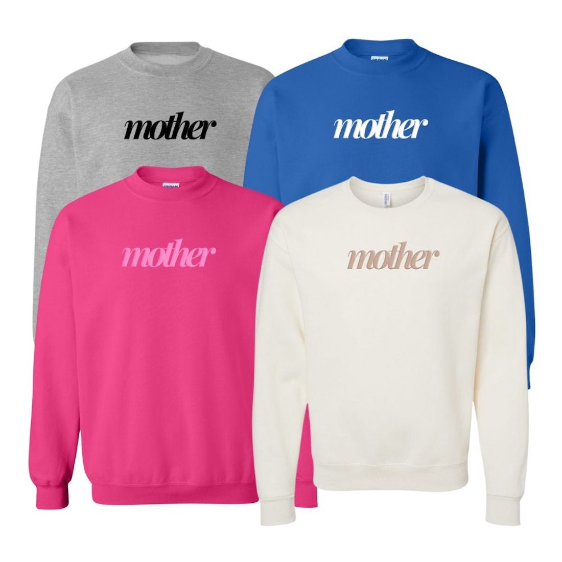 PUFF 'Simply Mother' Crewneck Sweatshirt - themonogram manor 