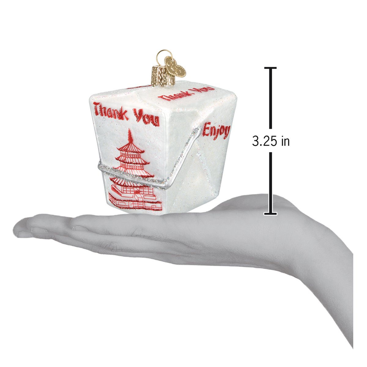 Chinese Take-out Ornament - #themonogram manor #