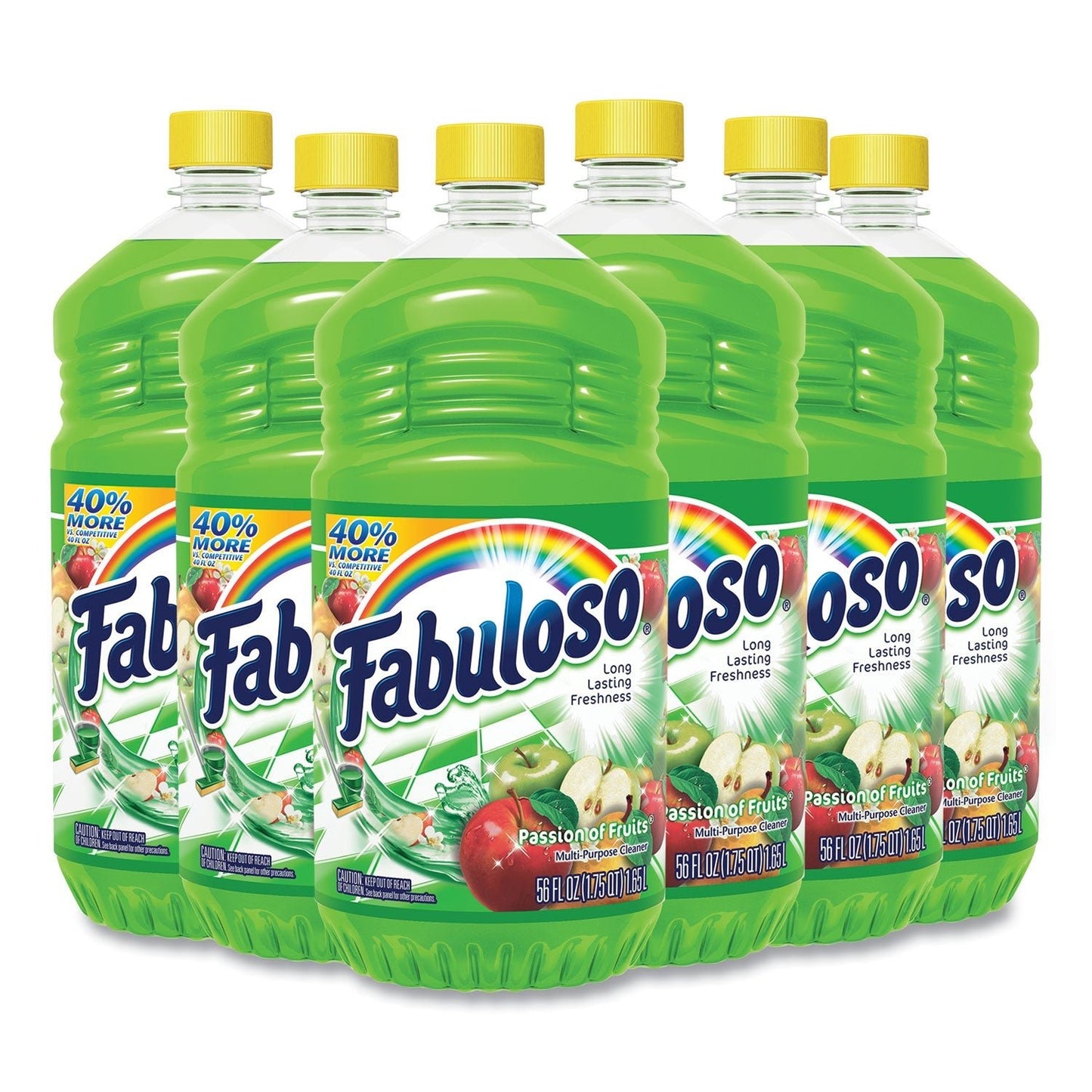 Fabuloso Multi - use Cleaner, Passion Fruit Scent, 56 oz, Bottle, 6/Carton - themonogram manor 