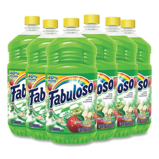 Fabuloso Multi - use Cleaner, Passion Fruit Scent, 56 oz, Bottle, 6/Carton - themonogram manor 