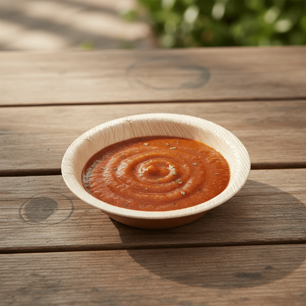 0.5 oz. Round Palm Leaf Eco Friendly Mini Dip Bowls - 25 pcs - themonogram manor 