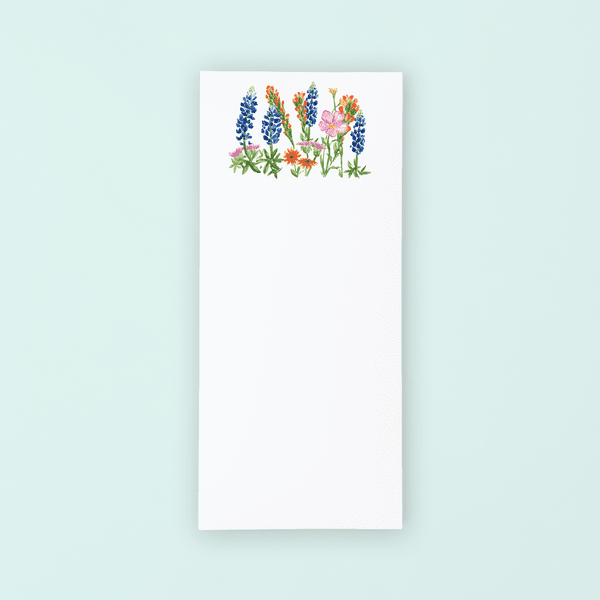 Texas Wildflowers Lists Pad - themonogram manor 