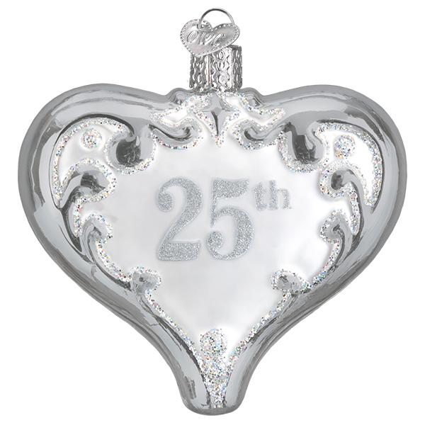 25th Anniversary Heart - themonogram manor 