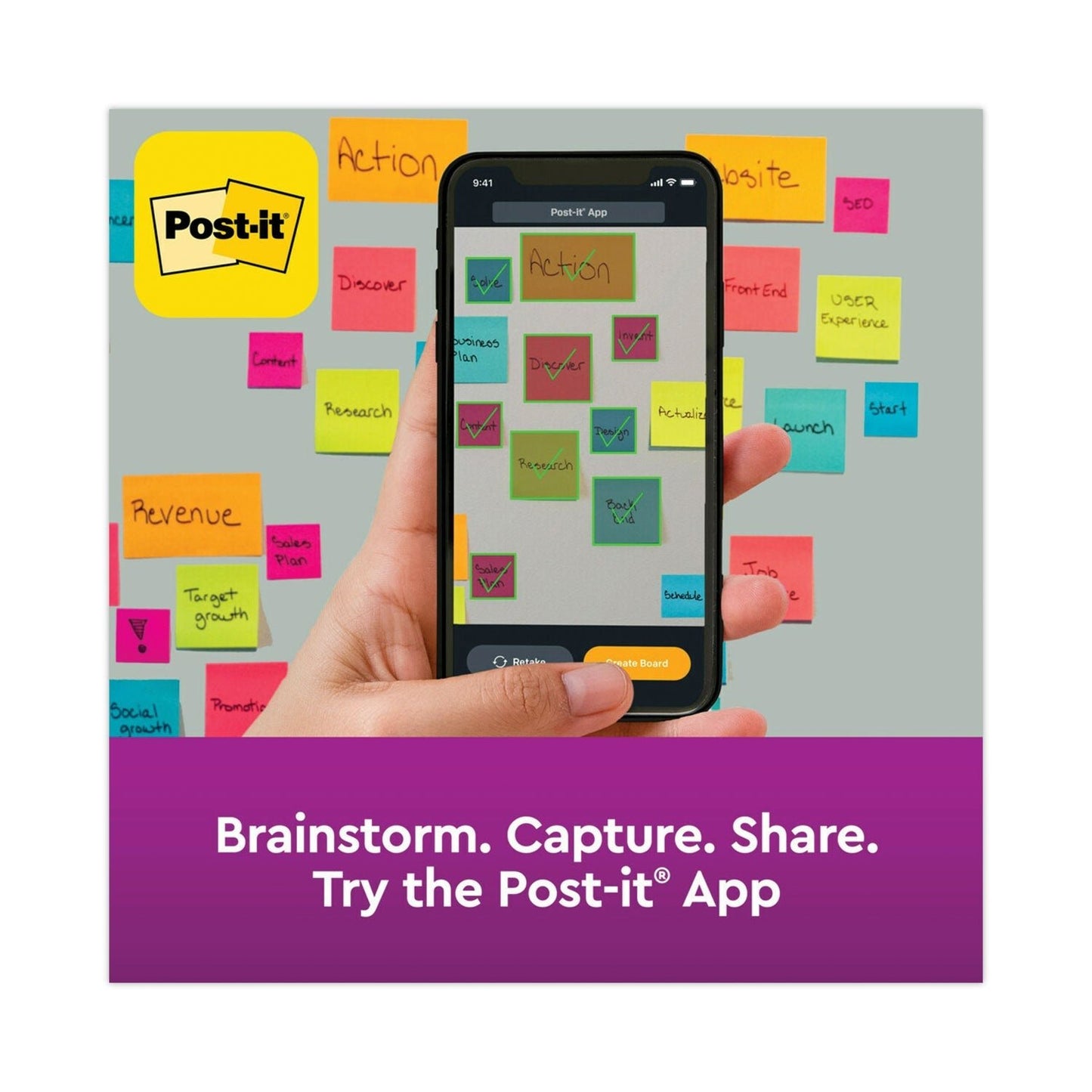 Post - it Pop - up Notes Refill, Note Ruled, 4" x 4", Aqua Wave, 90 Sheets/Pad, 5 Pads/Pack - themonogram manor 