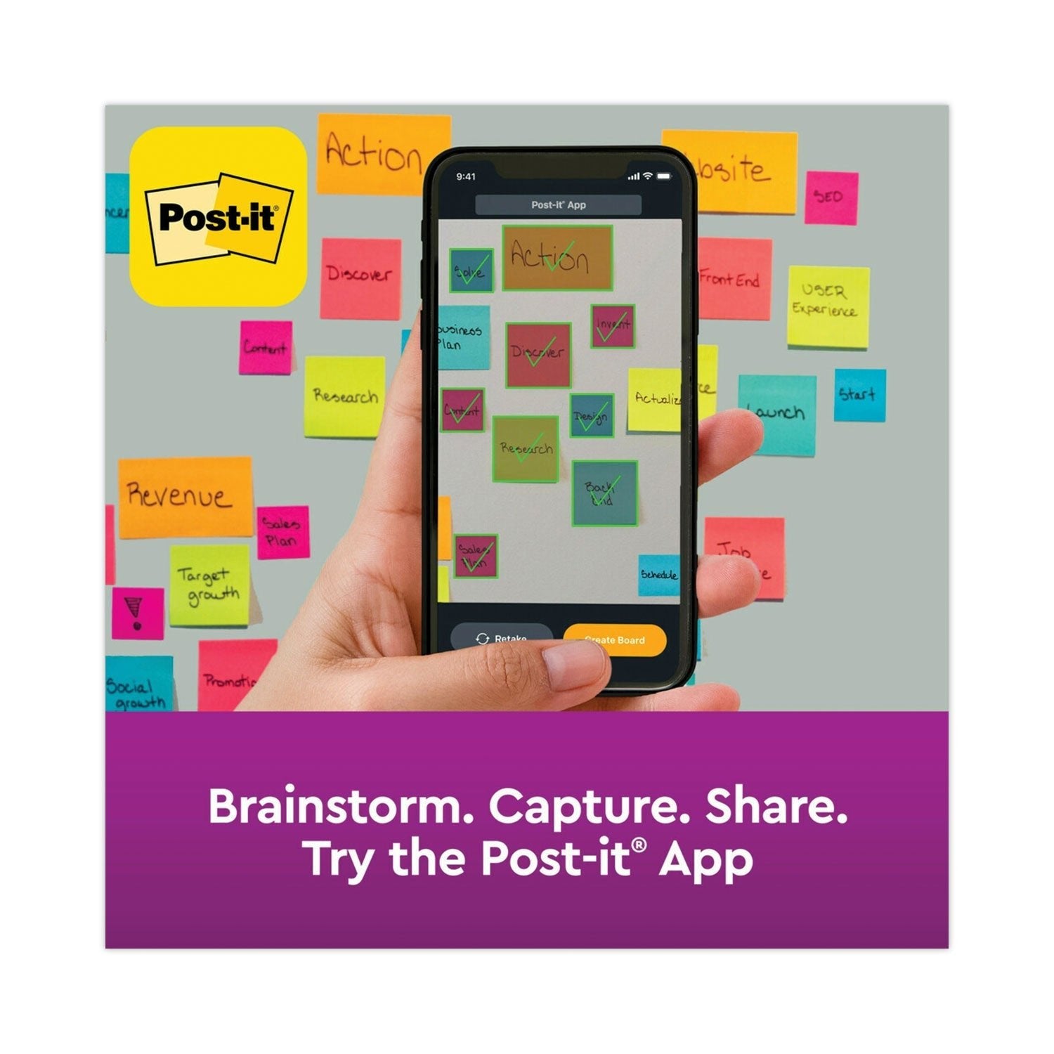 Post - it Pop - up Notes Refill, Note Ruled, 4" x 4", Aqua Wave, 90 Sheets/Pad, 5 Pads/Pack - themonogram manor 