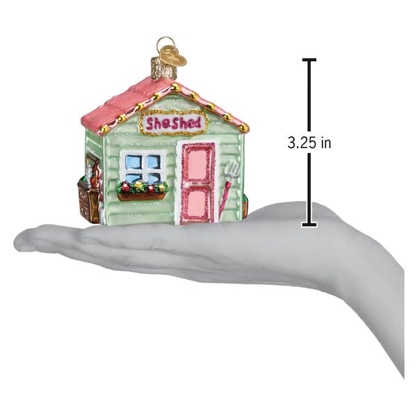 She Shed Ornament - #themonogram manor #