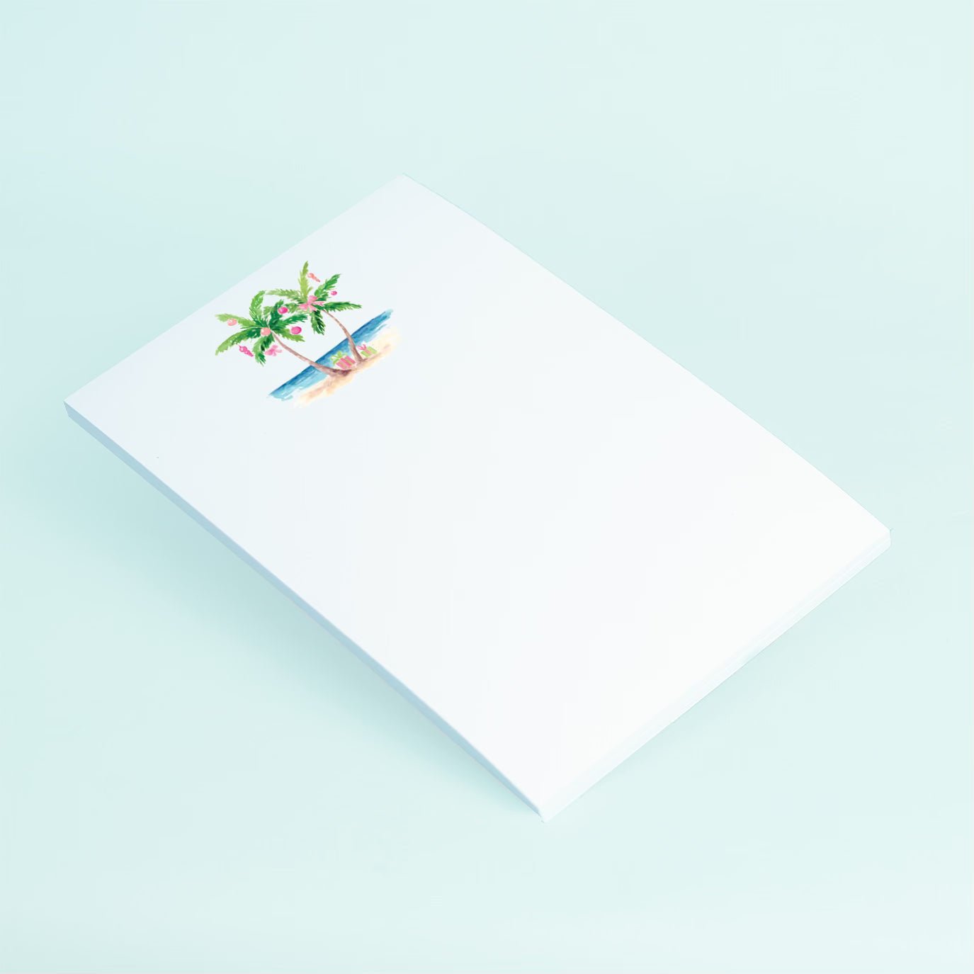 Holiday Palms Notepad - themonogram manor 