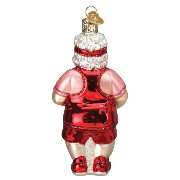 Pickleball Mrs. Claus Ornament - #themonogram manor #