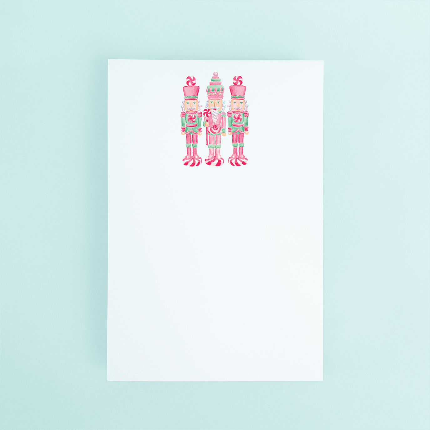 Candy Nutcrackers Notepad - themonogram manor 