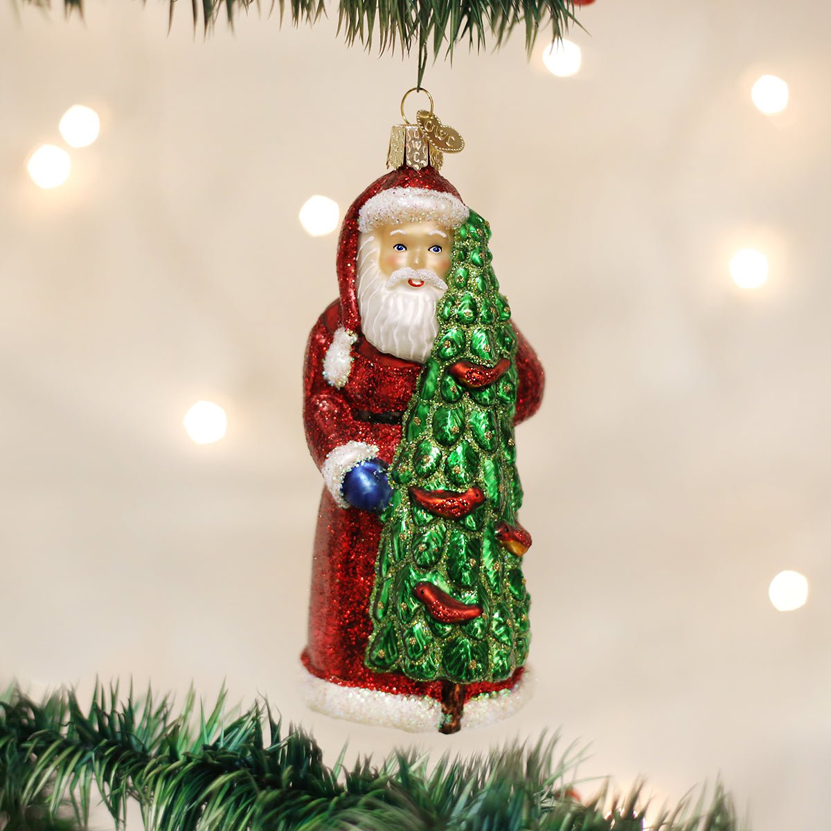 Santa With Calling Birds - #themonogram manor #