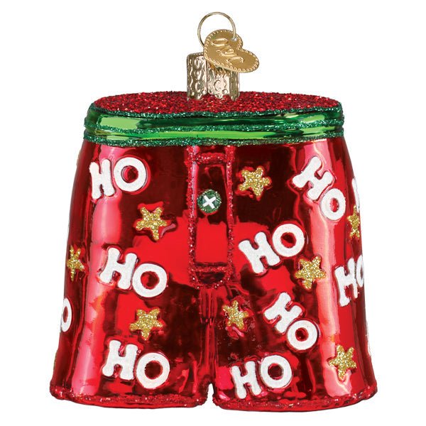 Holiday Boxer Shorts Ornament - themonogram manor 