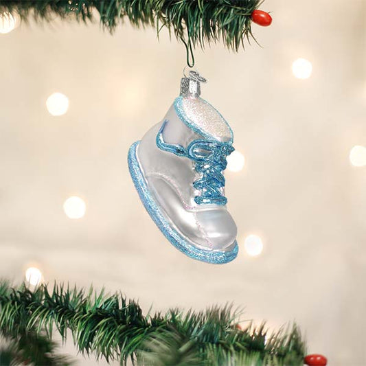 Blue Baby Shoe Ornament - themonogram manor 
