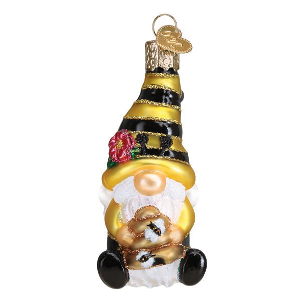 Bee Happy Gnome Ornament - themonogram manor 