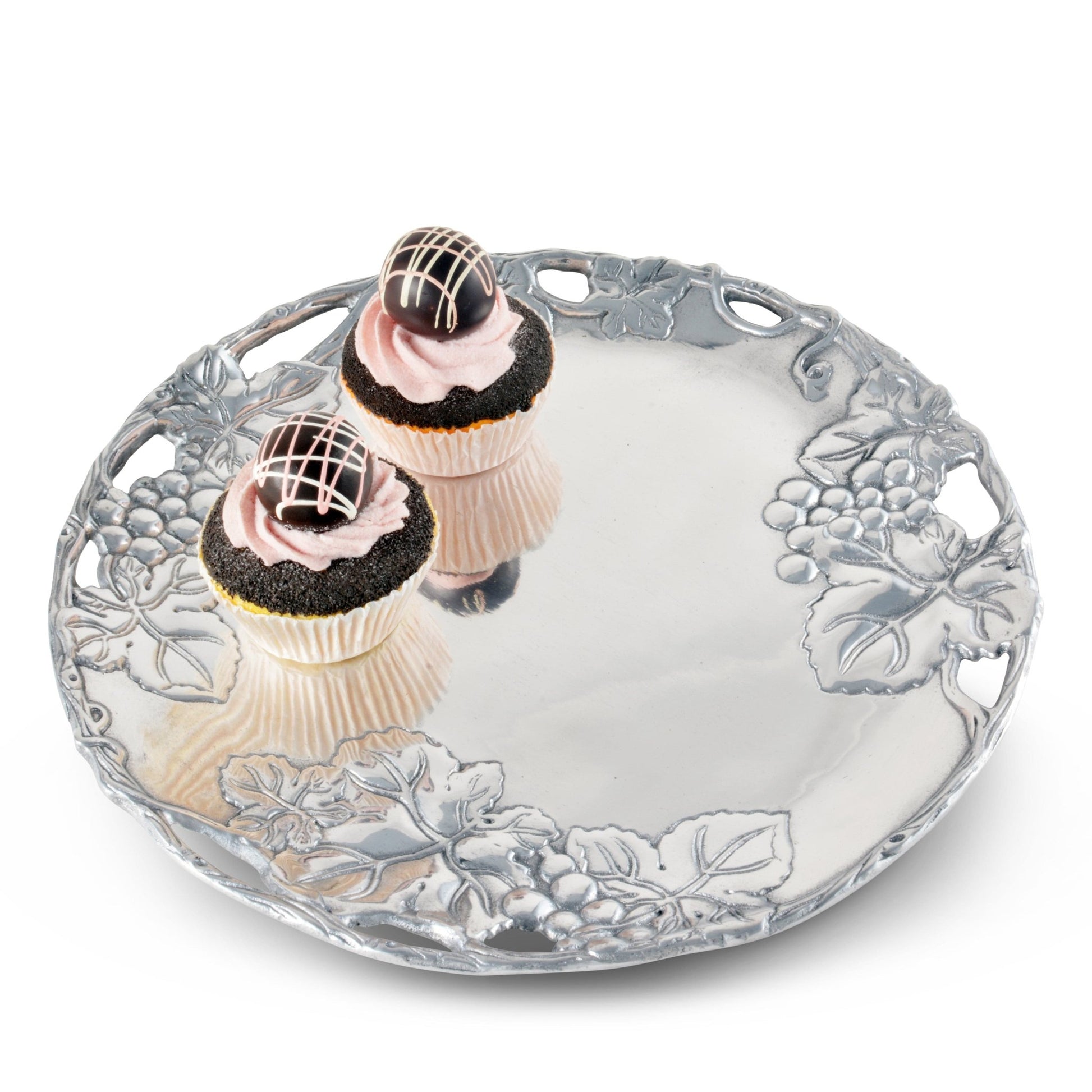 Grape 12 Round Plate - themonogram manor 