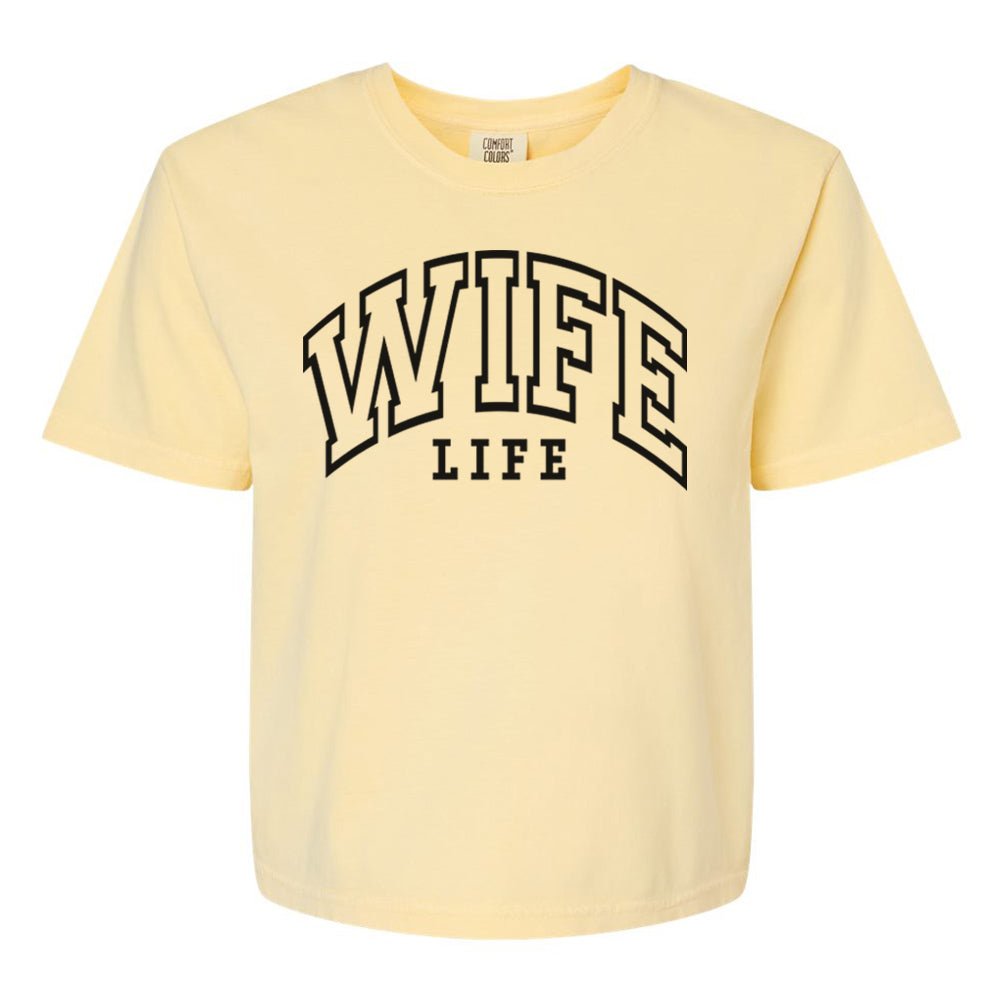 'Wife Life' Boxy T-Shirt - themonogram manor 