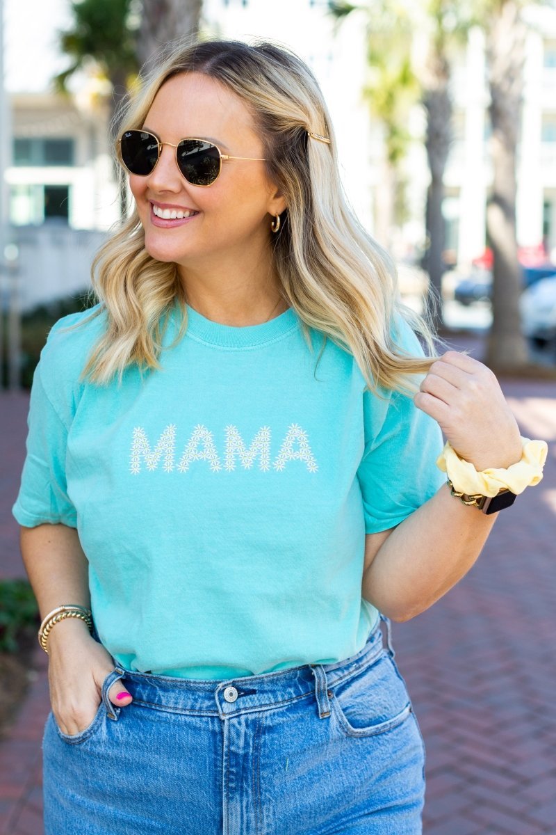 'Daisy Mama' T-Shirt - themonogram manor 