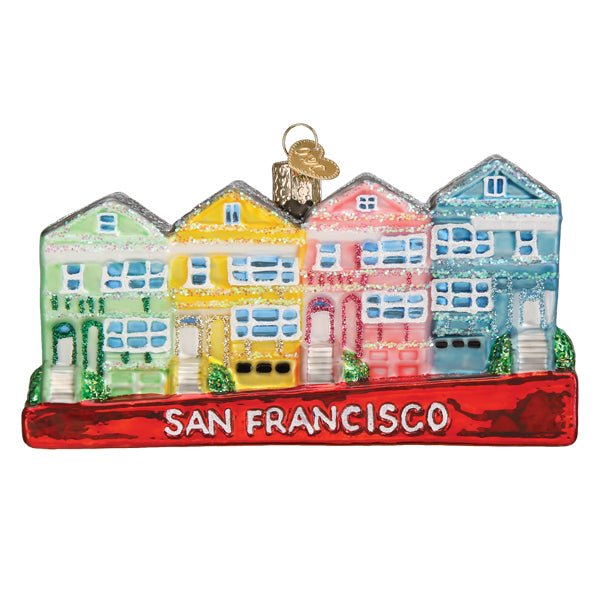 San Francisco Painted Ladies Ornament - themonogram manor 