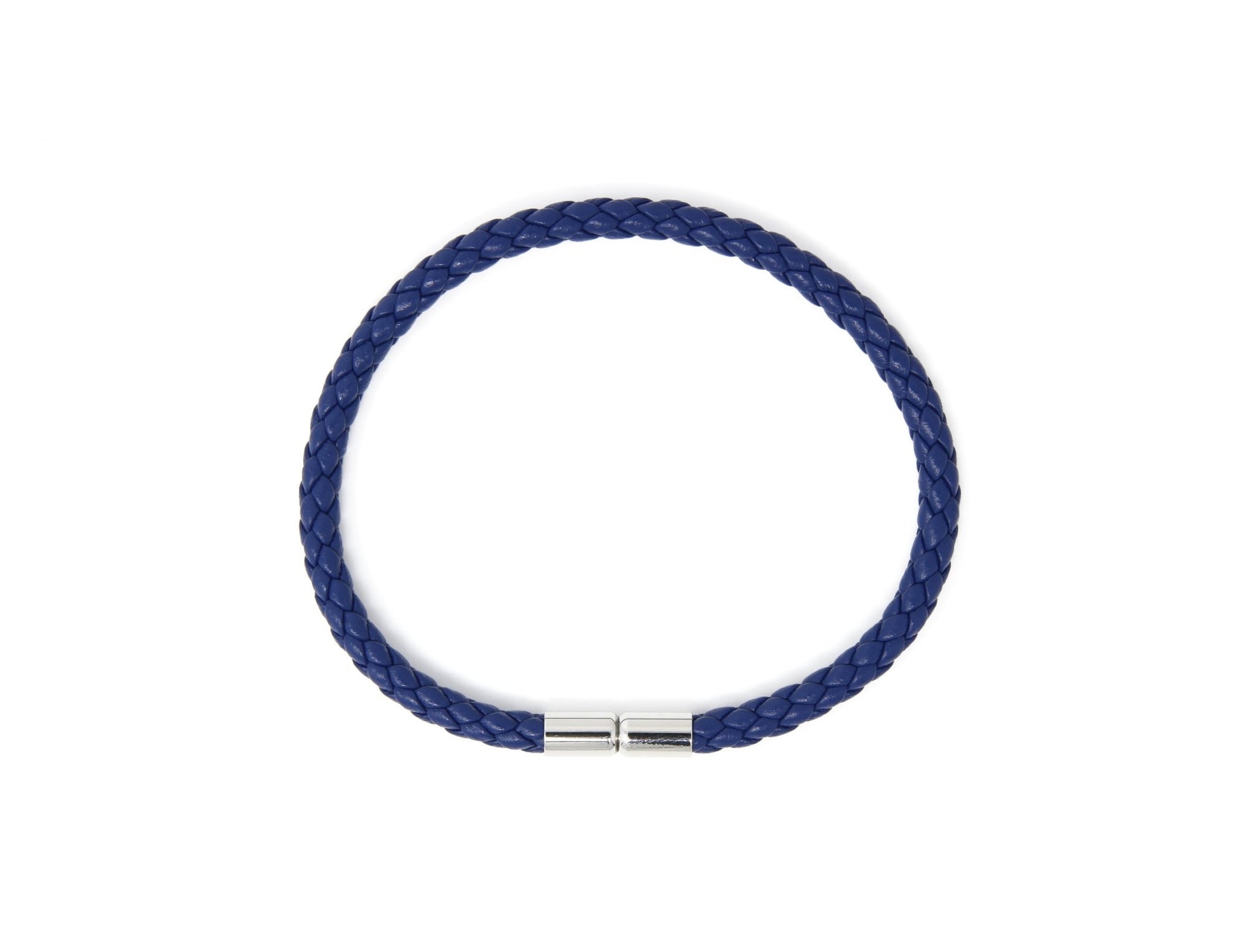 Navy Blue Braided Bracelet - themonogram manor 