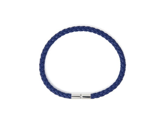 Navy Blue Braided Bracelet - themonogram manor 