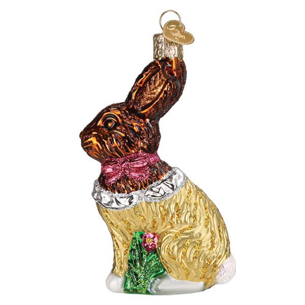 Chocolate Easter Bunny Ornament - themonogram manor 