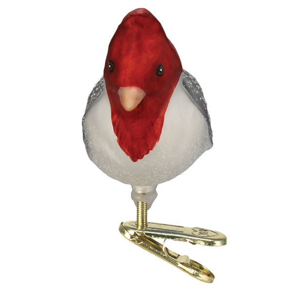 Red - crested Cardinal Ornament - themonogram manor 