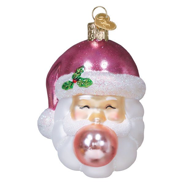 Bubblegum Papa Noel Ornament - #themonogram manor #