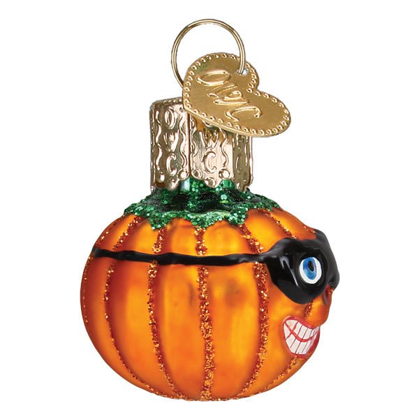 Mini Masked Jack O'lantern Ornament - themonogram manor 