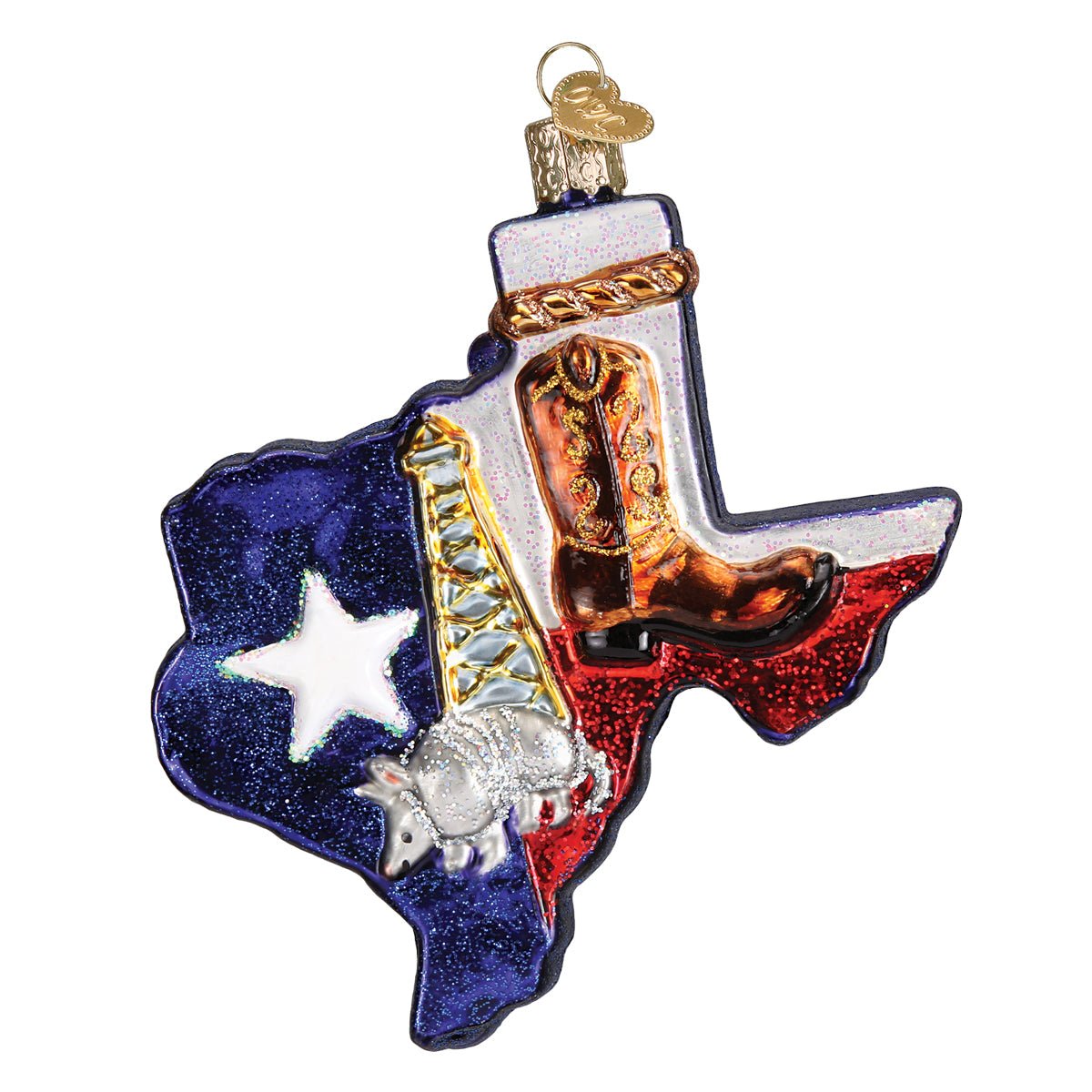 State Of Texas Ornament - themonogram manor 